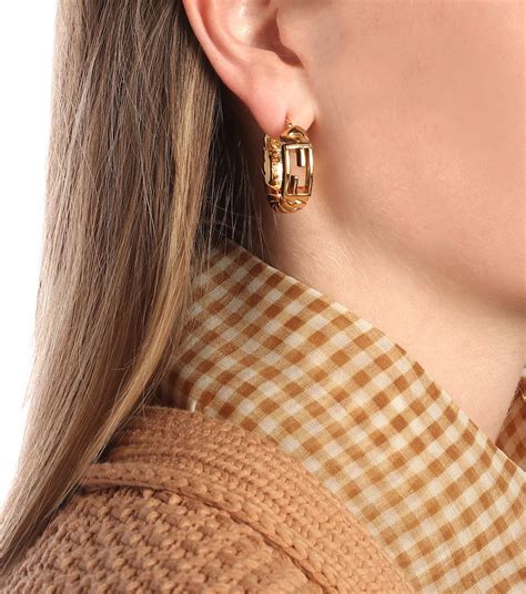 fendi baguette hoop earrings.